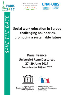 Social Work Education in Europe: Challenging boundaries, promoting a sustainable future